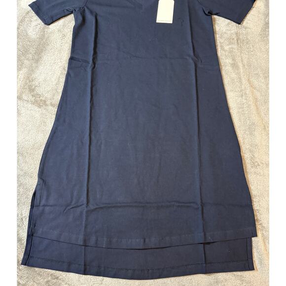 NWT Universal Standard Size 4XS (00-0) TESINO Navy Blue V-Neck Shirt Dress - Picture 5 of 8